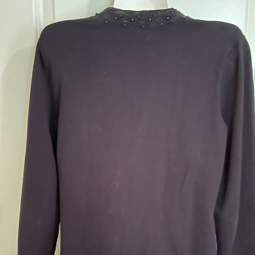 ✨ Jones New York Signature Black Cardigan - Size Small✨New without tags - Picture 3 of 6